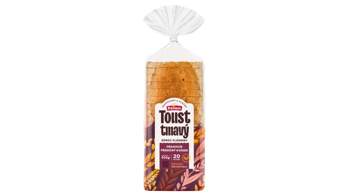 Penam Chlieb toastový tmavý 500 g