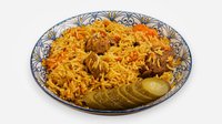 Objednať 🍛 Plov — orientálne jedlo z ryže, mäsa, mrkvy a korenín