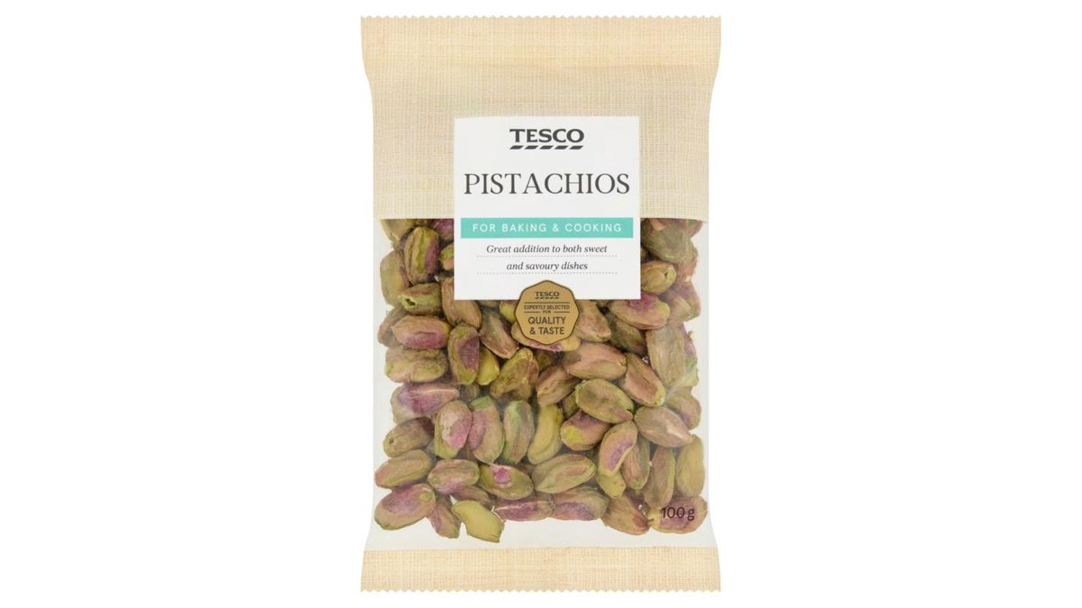 Tesco Pistácie jadrá nesolené 100 g