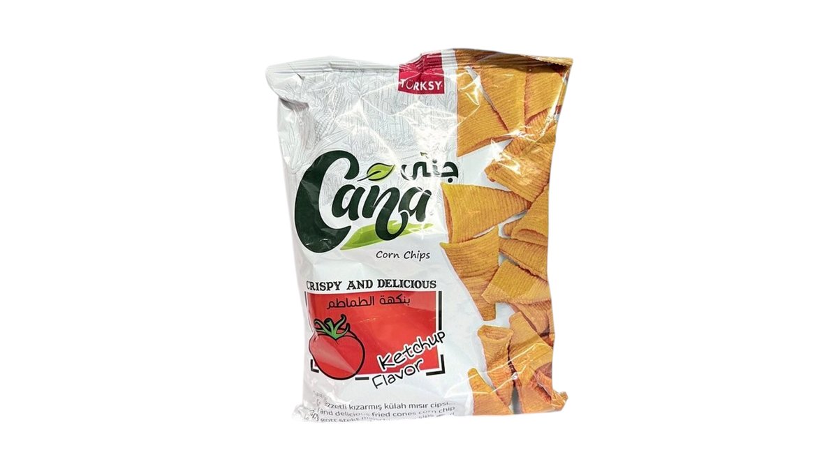 Cana Corn Chips Ketchup 200gr