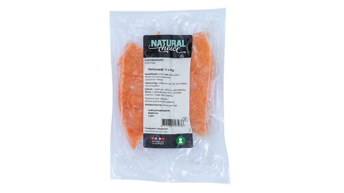 Lakseportioner 2X90 G