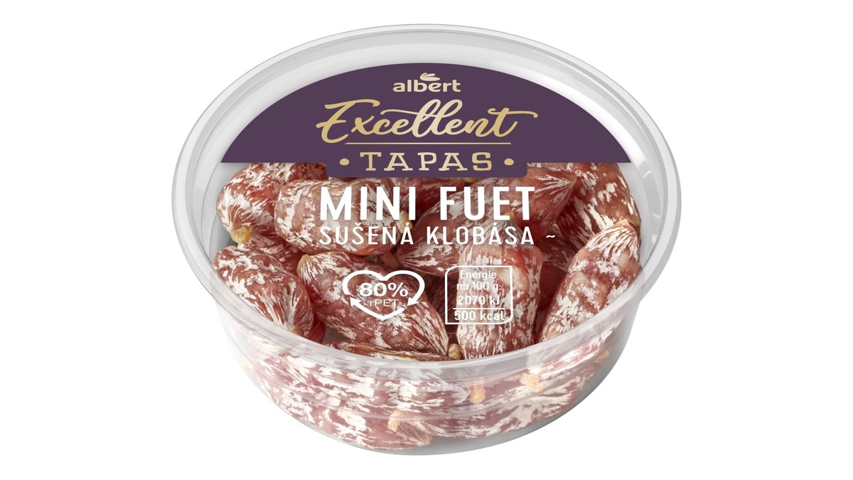 Albert Excellent Tapas Mini Fuet sušená klobása