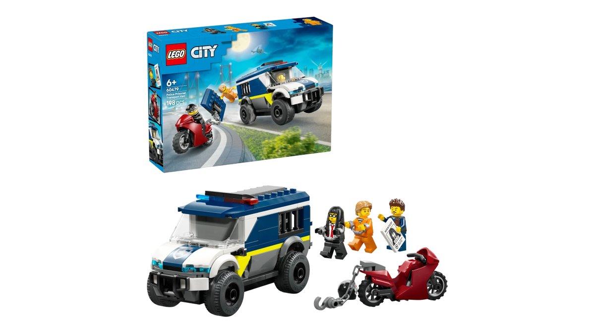 LEGO City 60479 Policejní dodávka pro převoz vězňů