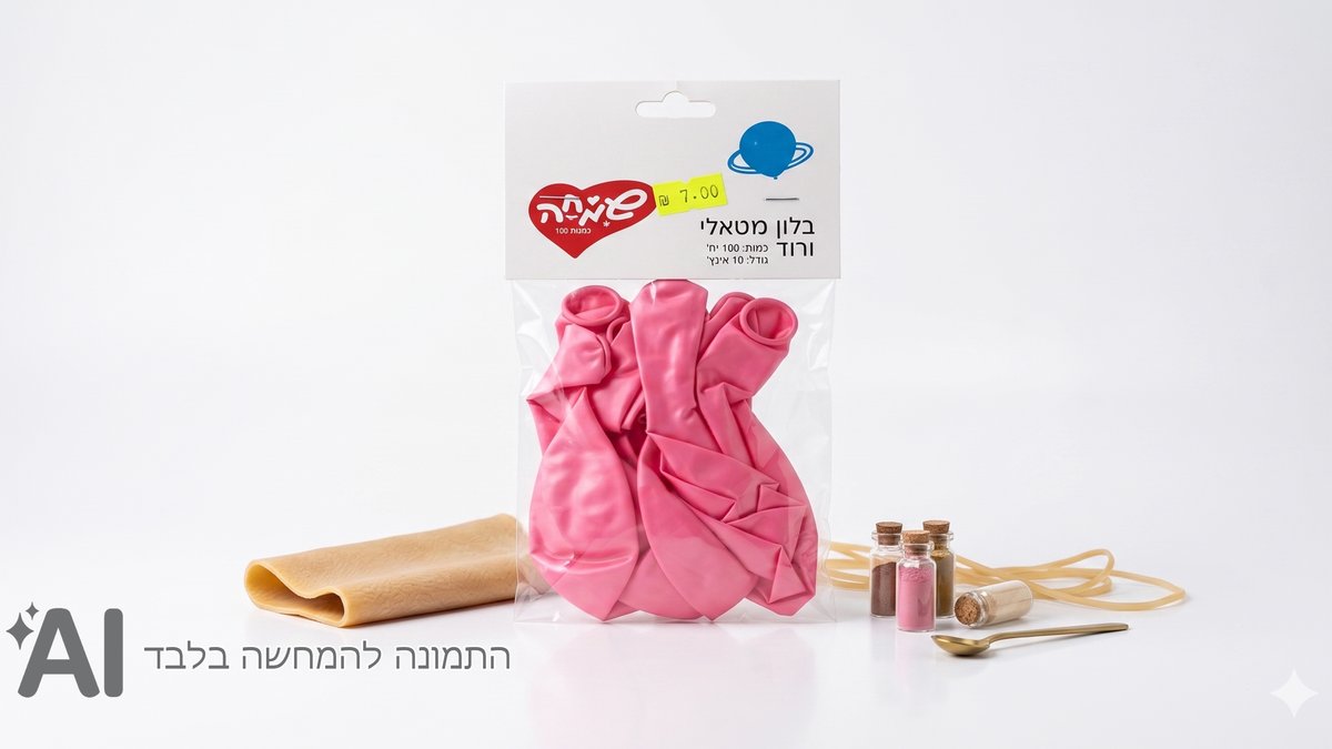 מארז 10 בלונים   |  ורוד