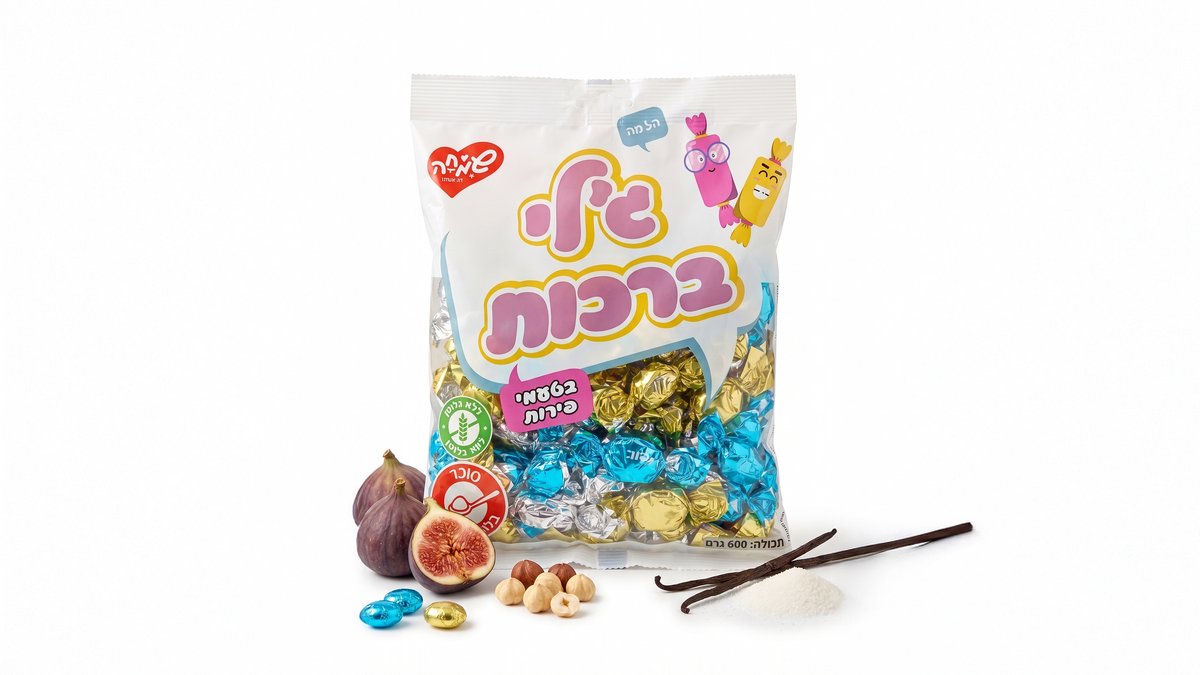 ג'לי ברכות בטעמי פירות