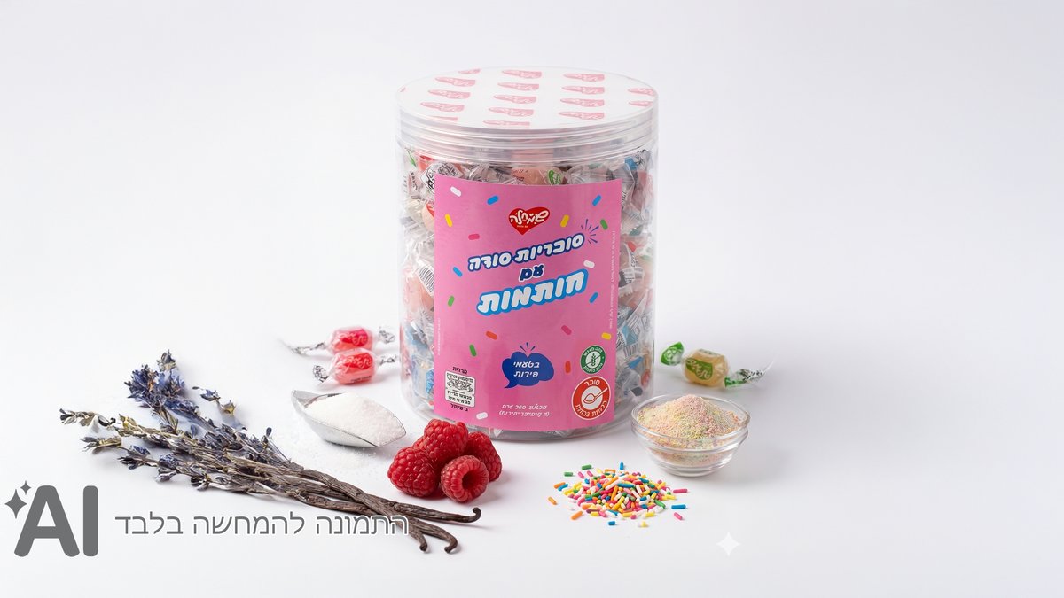 סוכריות סודה עם חותמות