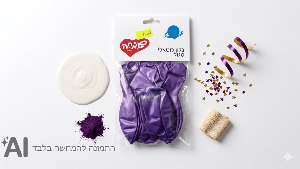 מארז 10 בלונים   |  סגול