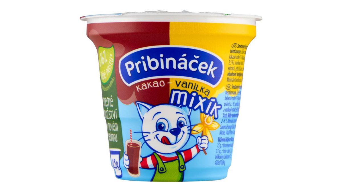 Pribináček Mixík kakao-vanilka 125g