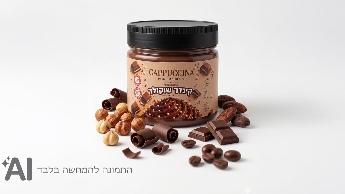 ממרח קינדר שוקולד פרווה