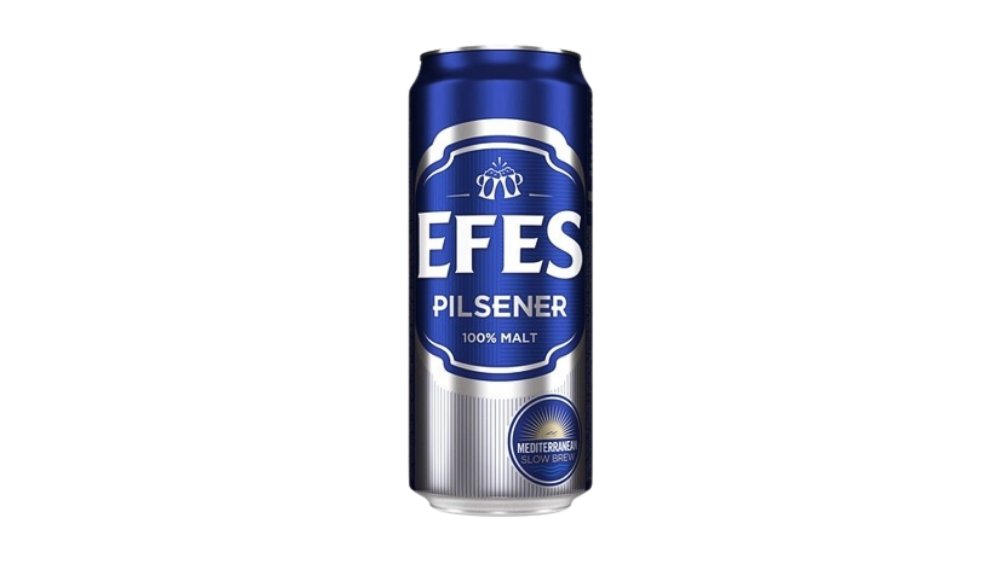 Пиво EFES Санлайт светлое 0,45л ж/б