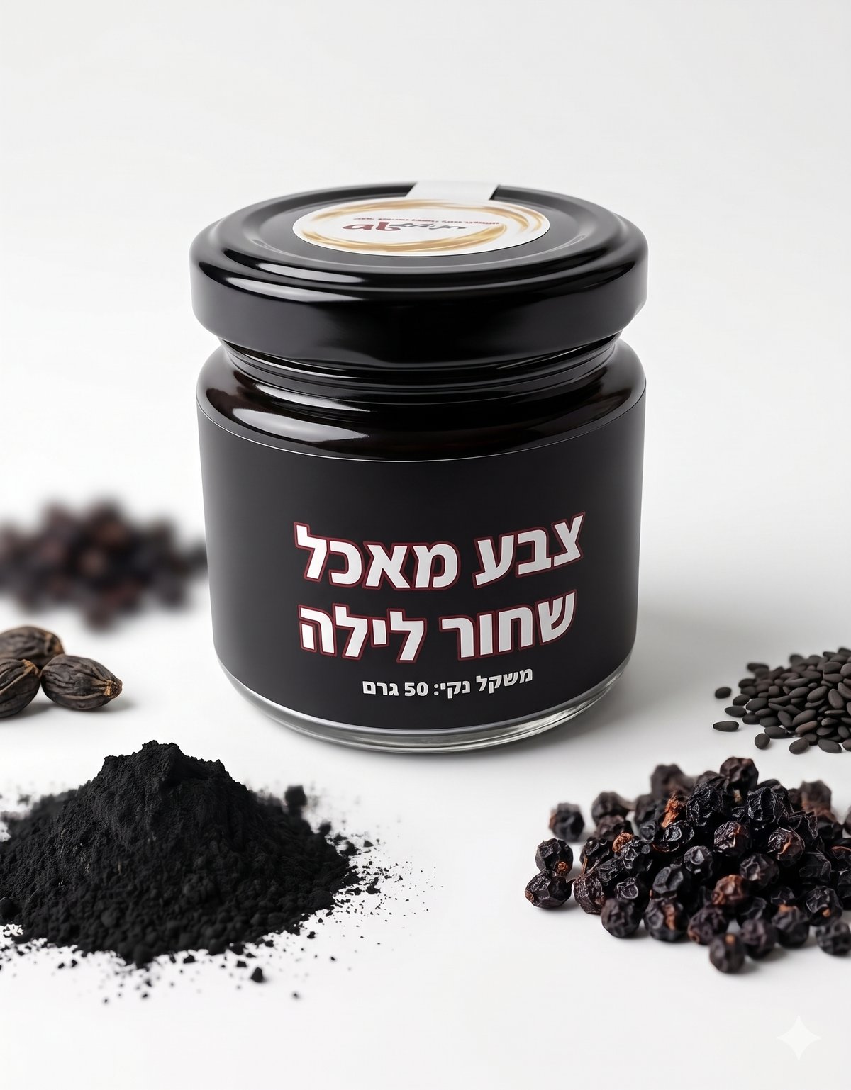צבע מאכל שחור לילה