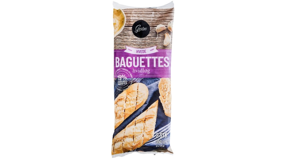 Gestus Hvidløgsbaguette 350G