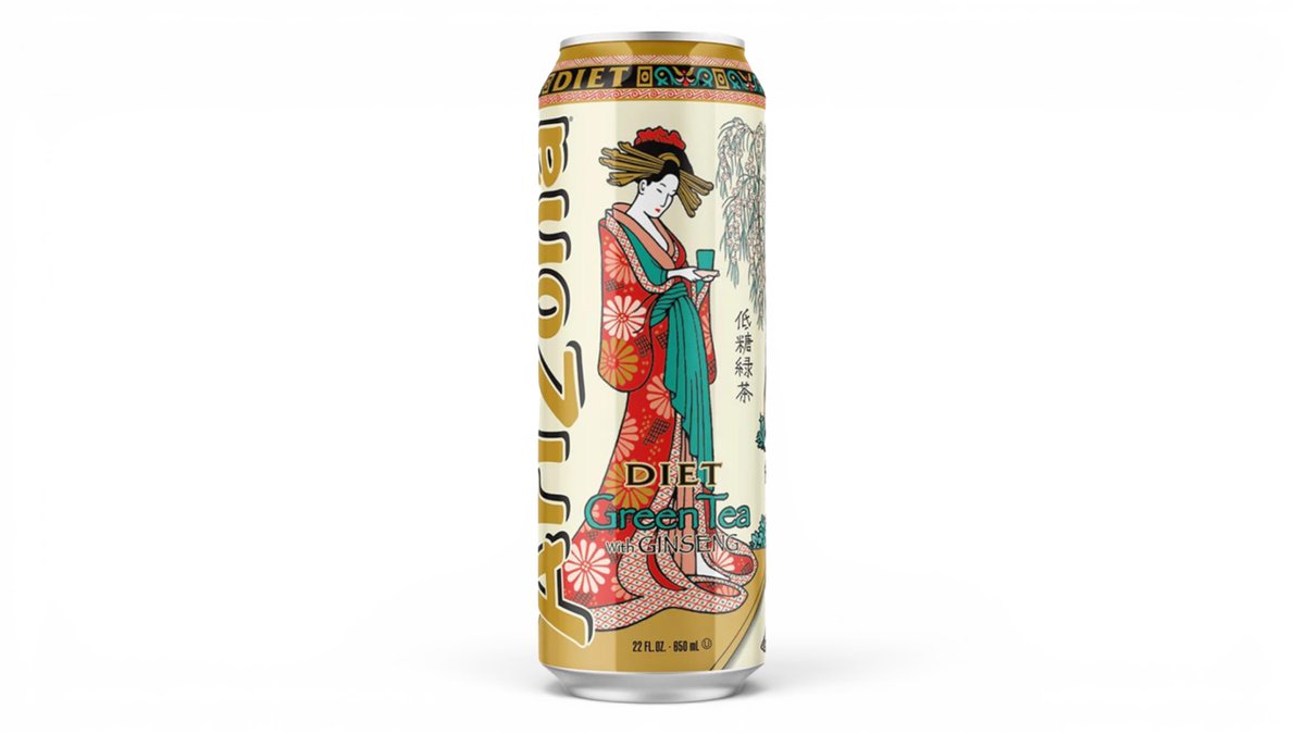 Arizona Diet Green Tea Ginseng 650ml USA
