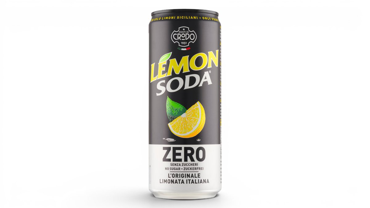 Fonti Di Crodo Lemon Soda ZERO 330ml