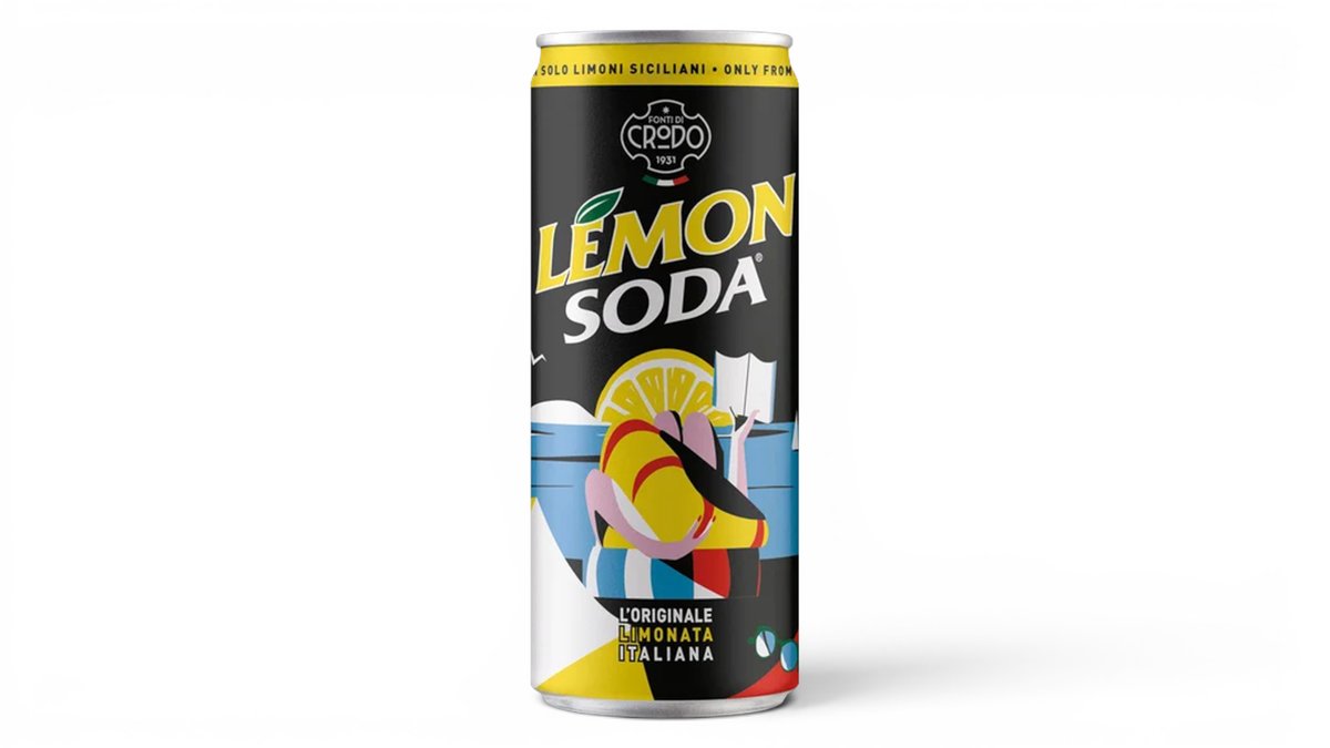 Fonti Di Crodo Lemon Soda 330ml