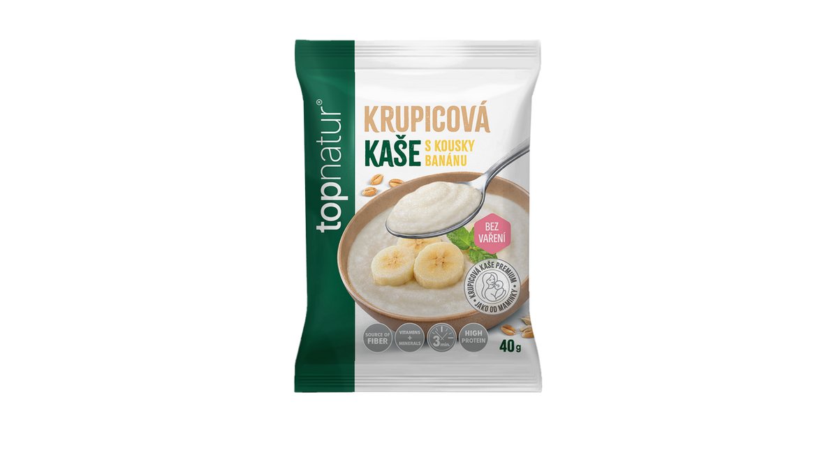 Topnatur Krupicová kaše Banán 40 g