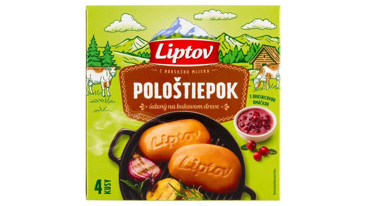 Liptov Pološtiepok na gril s brusinkovou omáčkou 4 ks 290g