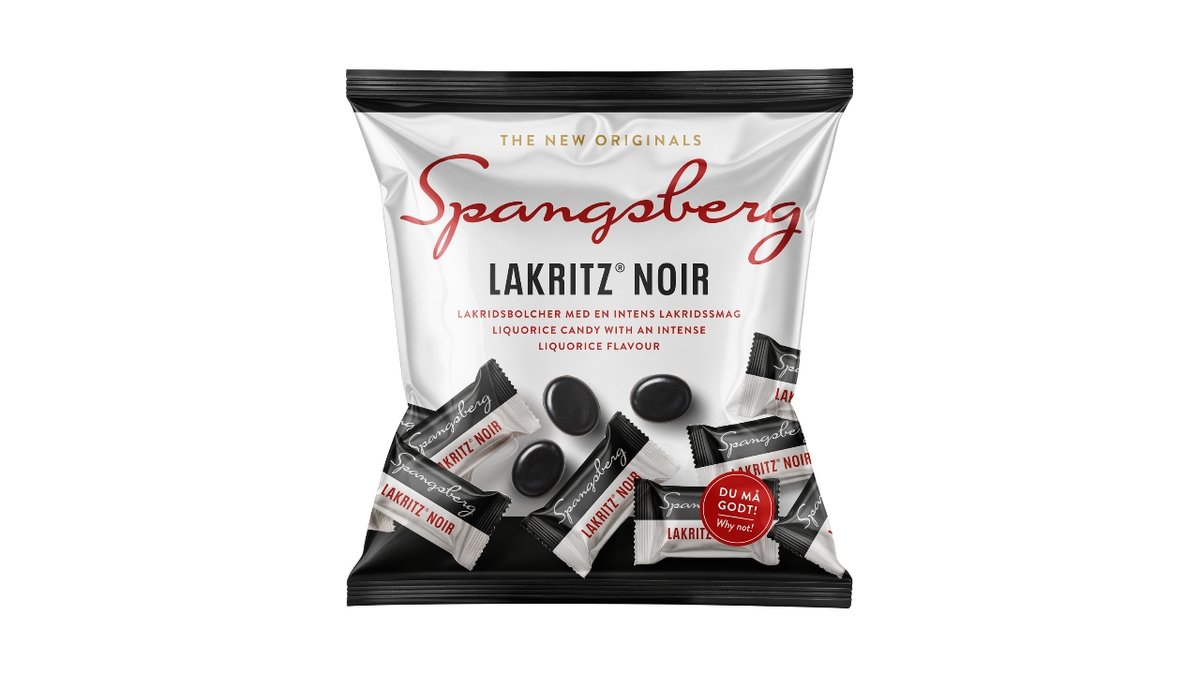 Spangsberg Lakritz Noir 150 g