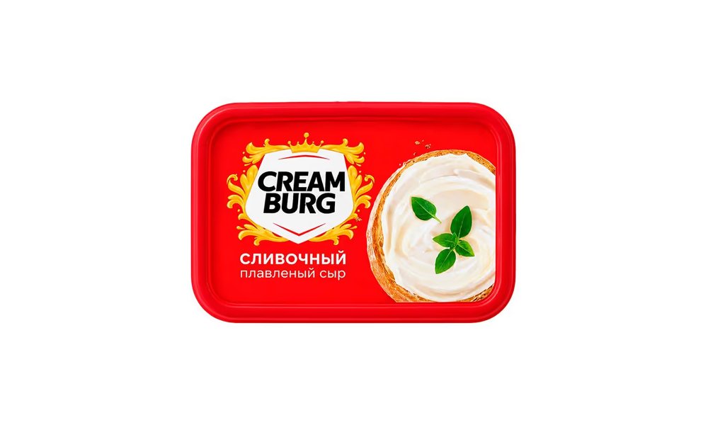 Плавленный Сыр Creamburg Сливочный 35% 190 Г/