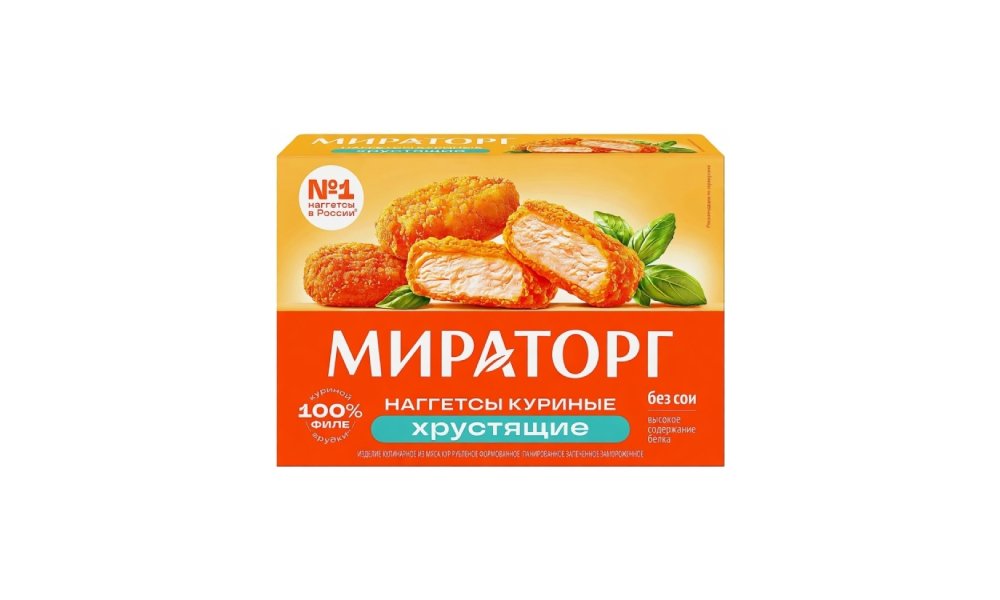 Наггетсы Мираторг куриные хрустящие 250 г