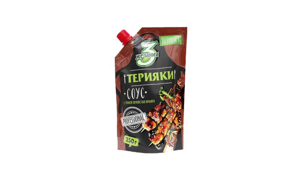 3 Желания Деликатесный Терияки 250 Г Д/Пак.