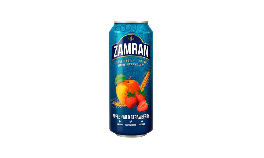 Напиток Zamran Яблоко Земляника 0,45 Л Ж/Бан.