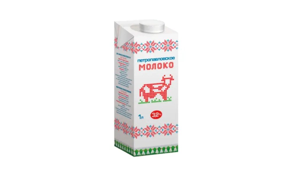 Молоко Петропавловское 3,2% 1 Л Tetra Pak