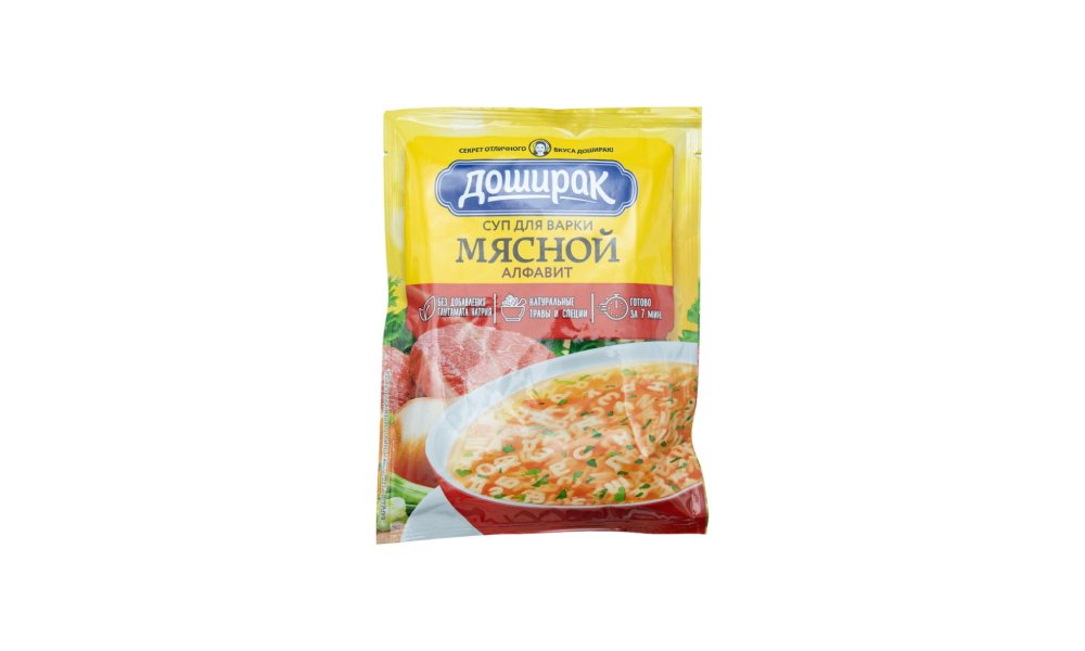 Для Варки Доширак Мясной Алфавит 59 Г Пак.