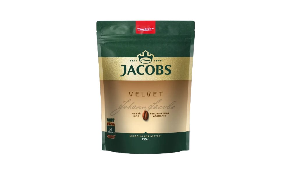 Кофе Jacobs Monarch Velvet 130 Г Д/Пак.