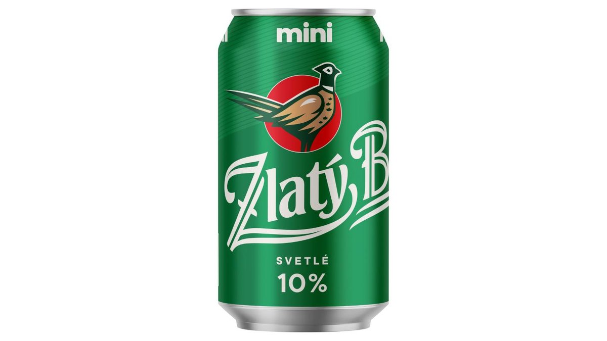 Zlatý Bažant 10% svetlé výčapné pivo 330 ml