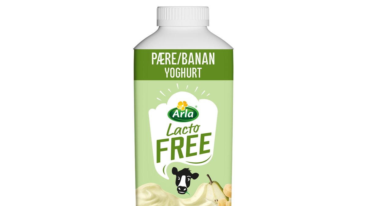 Yoghurt m. pære & banan 1,4% laktosefri, Arla Lactofree