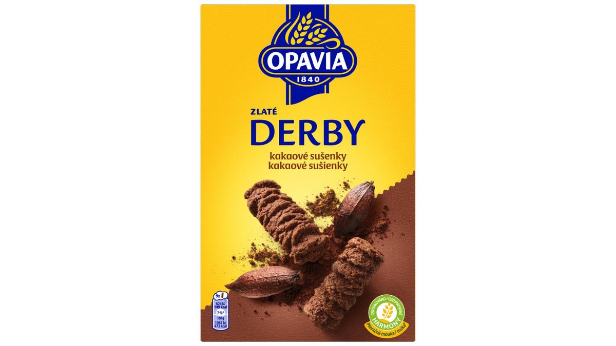 Opavia Retro Derby Kakaové Sušenky Balení 220 g