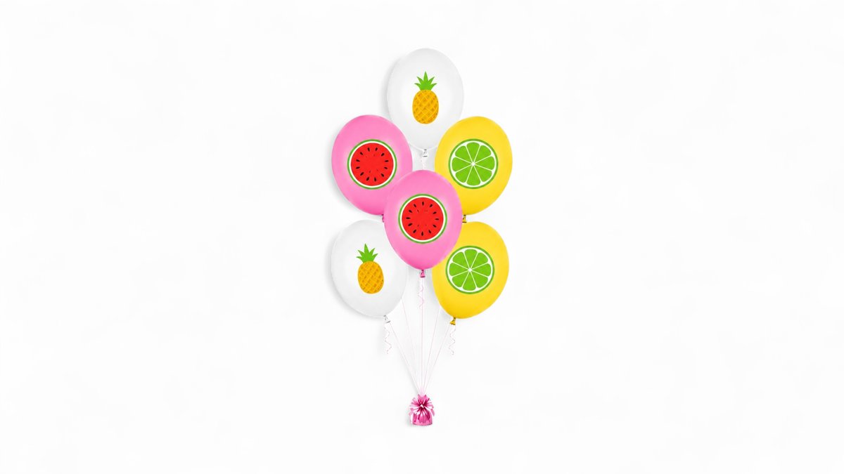 Tropical Fruit Balloon Bouquet