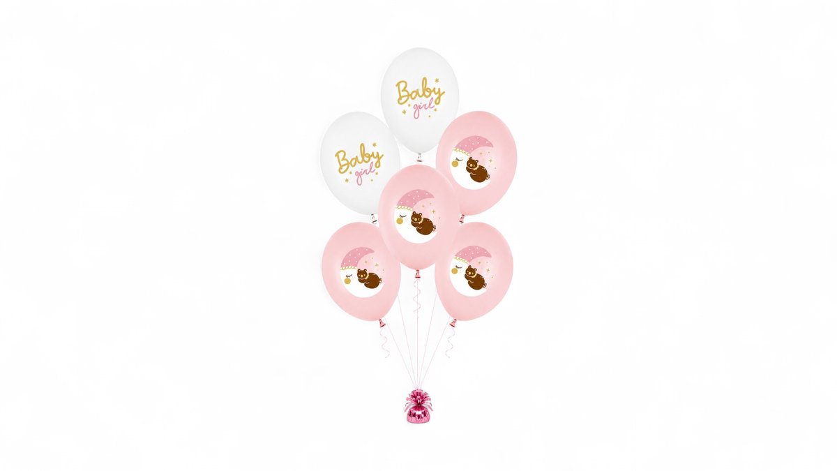 Baby Girl Balloon Bouquet