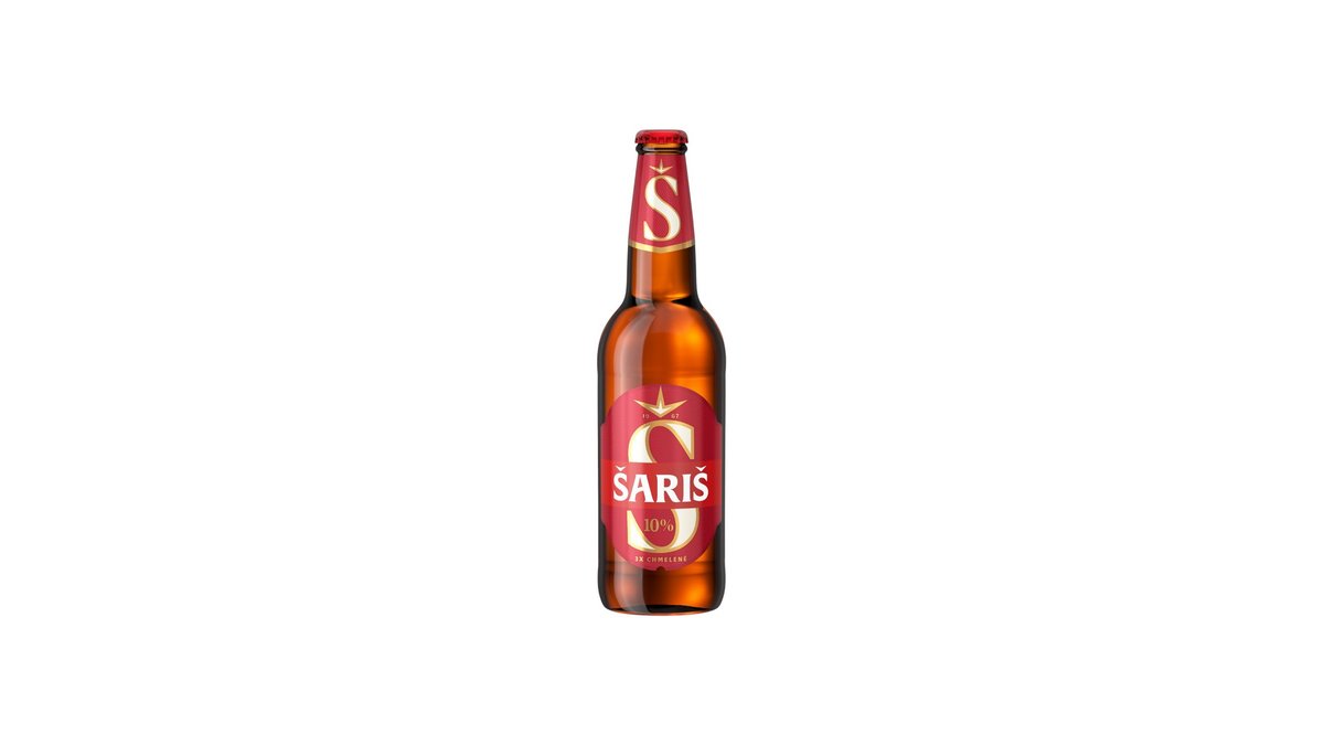Šariš Iskrivá Pivo výčapné svetlé 10%, 0,5 l