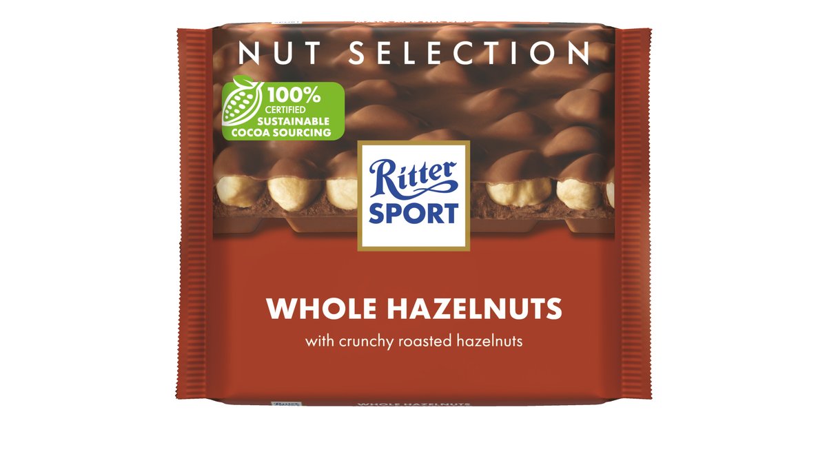 Chokolade m. hasselnød, Ritter sport