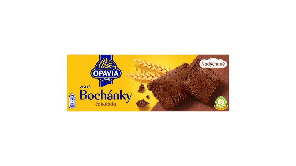Opavia Bochánky čokoláda Měkké pečivo Balení 140 g