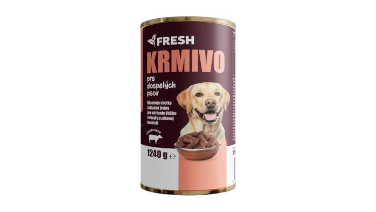 Fresh Hovädzia konzerva pre psov, 1240 g