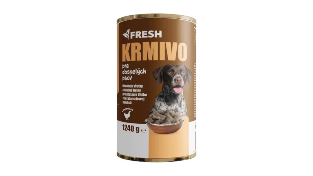 Fresh Kuracia konzerva pre psov, 1240 g