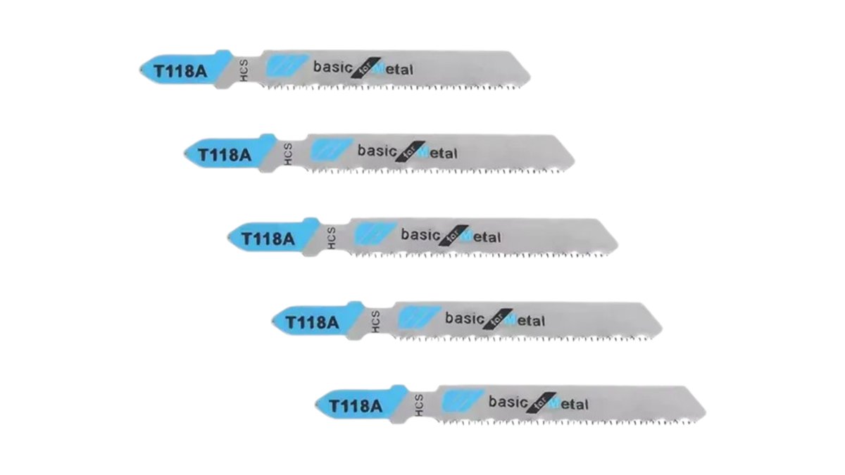 מסוריות לג'יגסו למתכת T118A חיתוך פח ואלומיניום (סט 5 יחידות) 🪚 | טמבוריה בשפירא