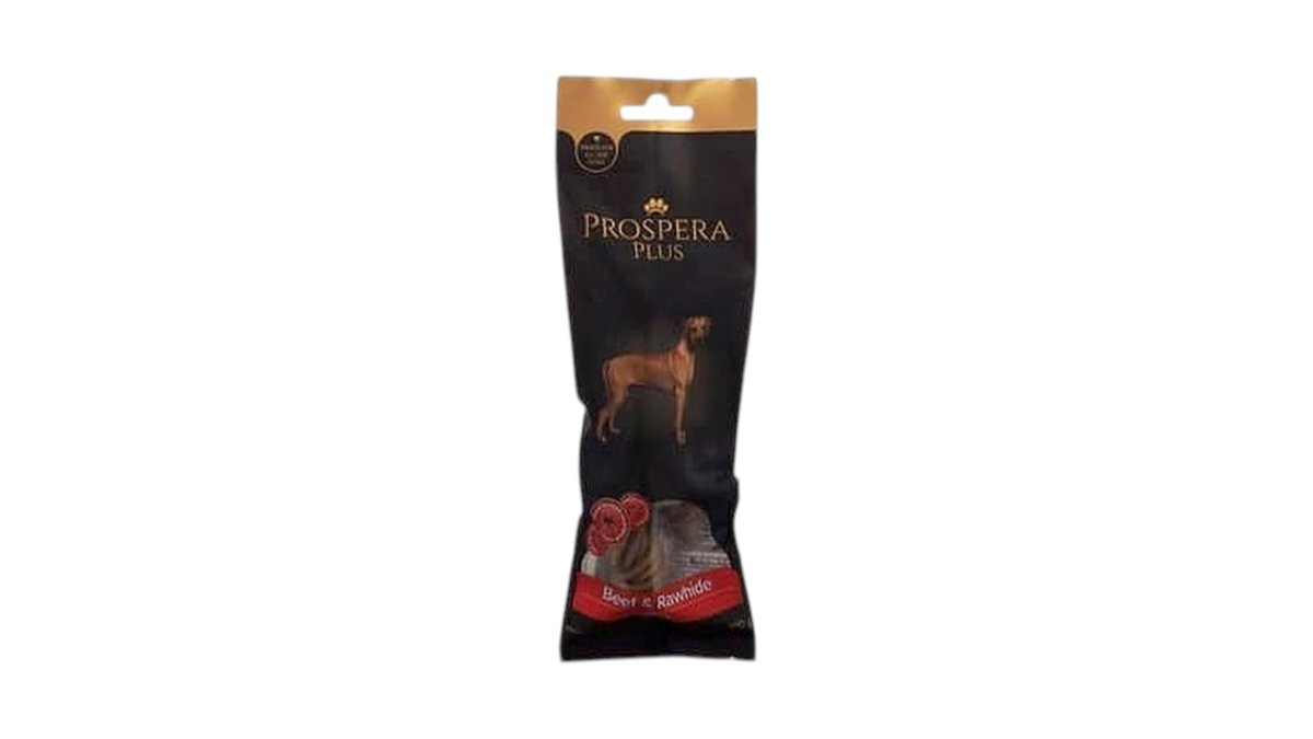 Prospera Plus Snack Beef and rawhide twisted stick 1pc 15cm