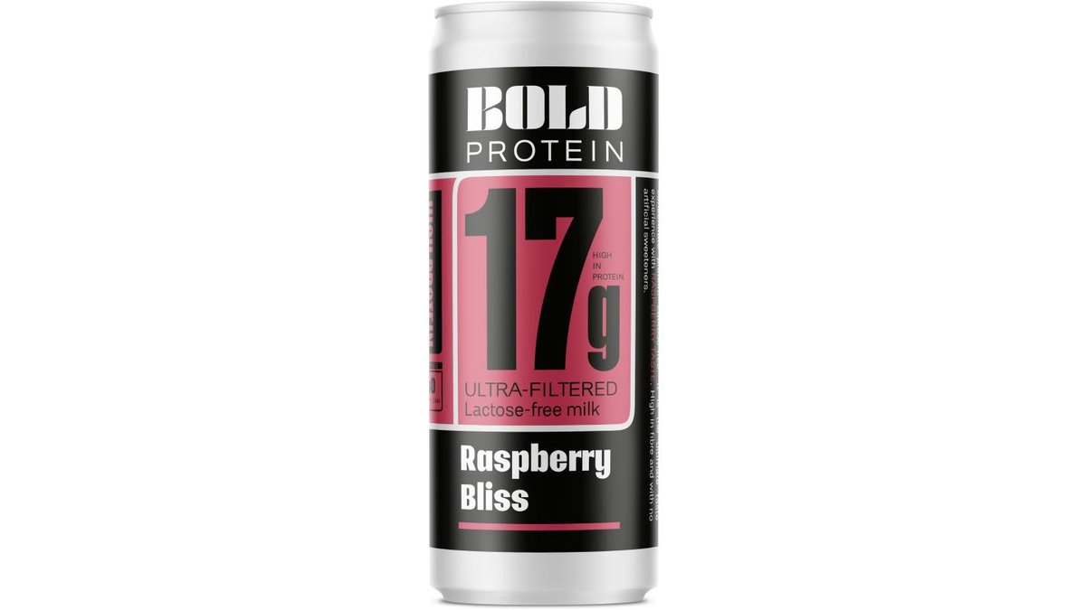 Bold Proteinmælkedrik med hindbær
