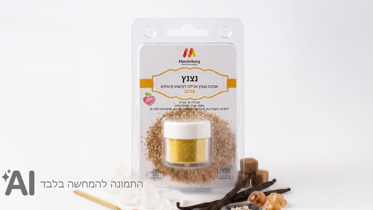 אבקת נצנצים  |  צהוב