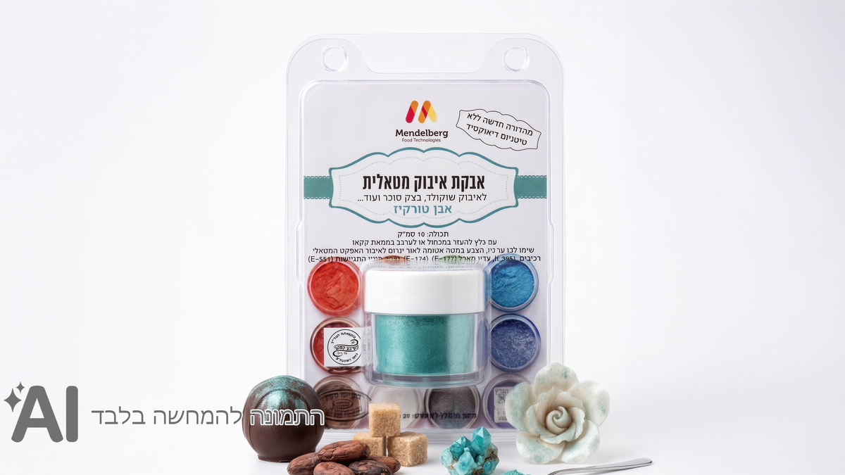 אבקת איבוק מטאלית   |  אבן טורקיז
