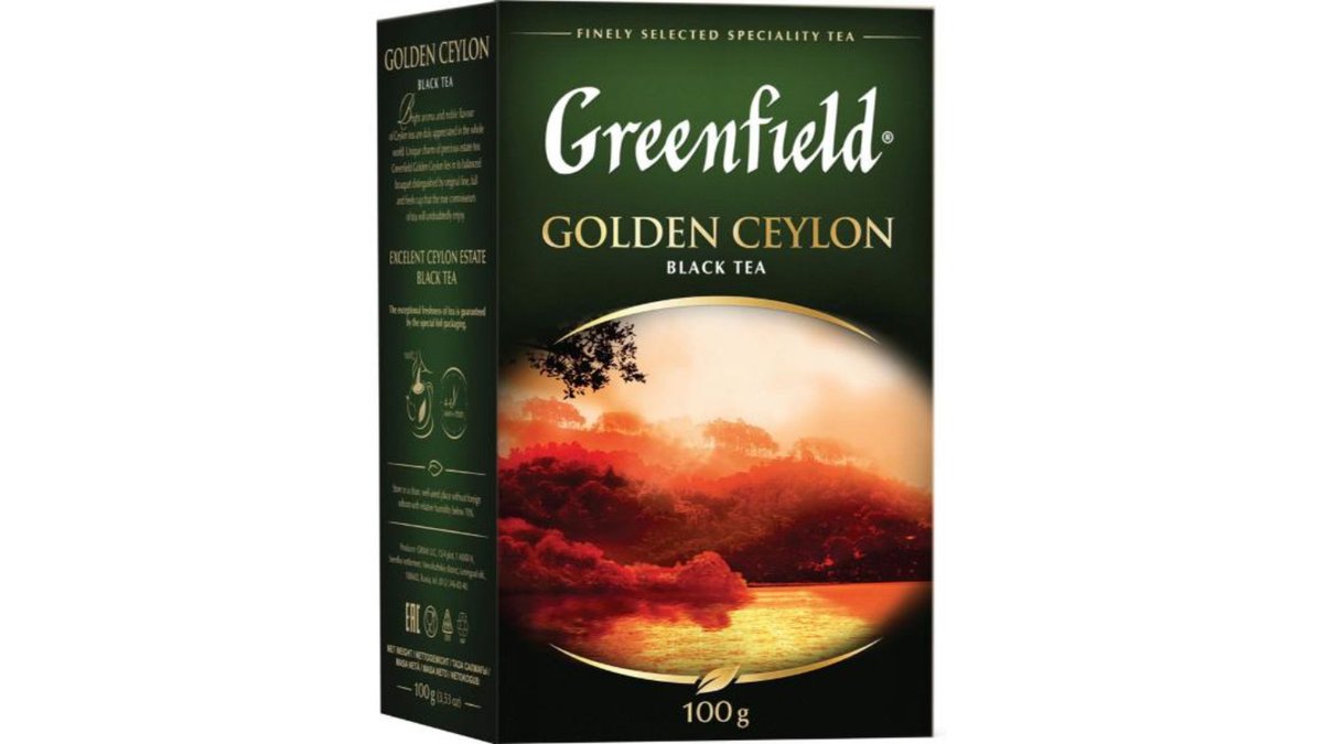 Чай Greenfield golden ceylon черн гран 100 г