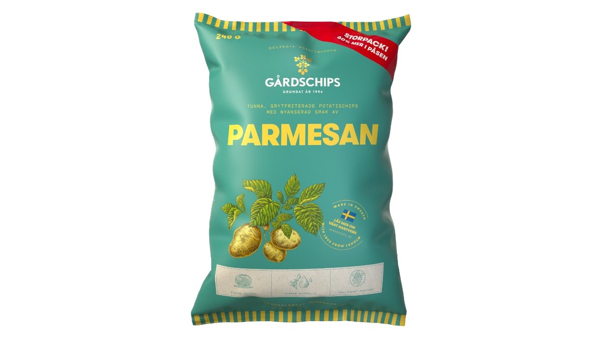 Gårdchips parmesan 240 g 240 g