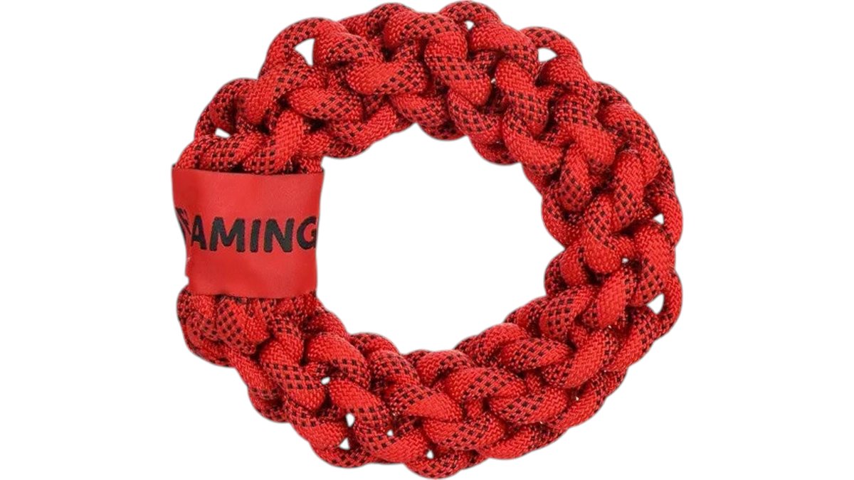 Flamingo Floating Vokas Rope Ring Red&Black Ø20cm