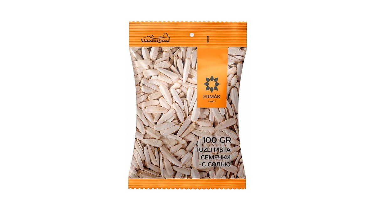 Семечки Ermak белые с солью 100 г