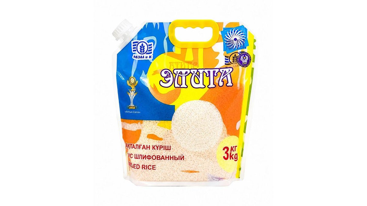Рис шлифованный Элита 3 кг