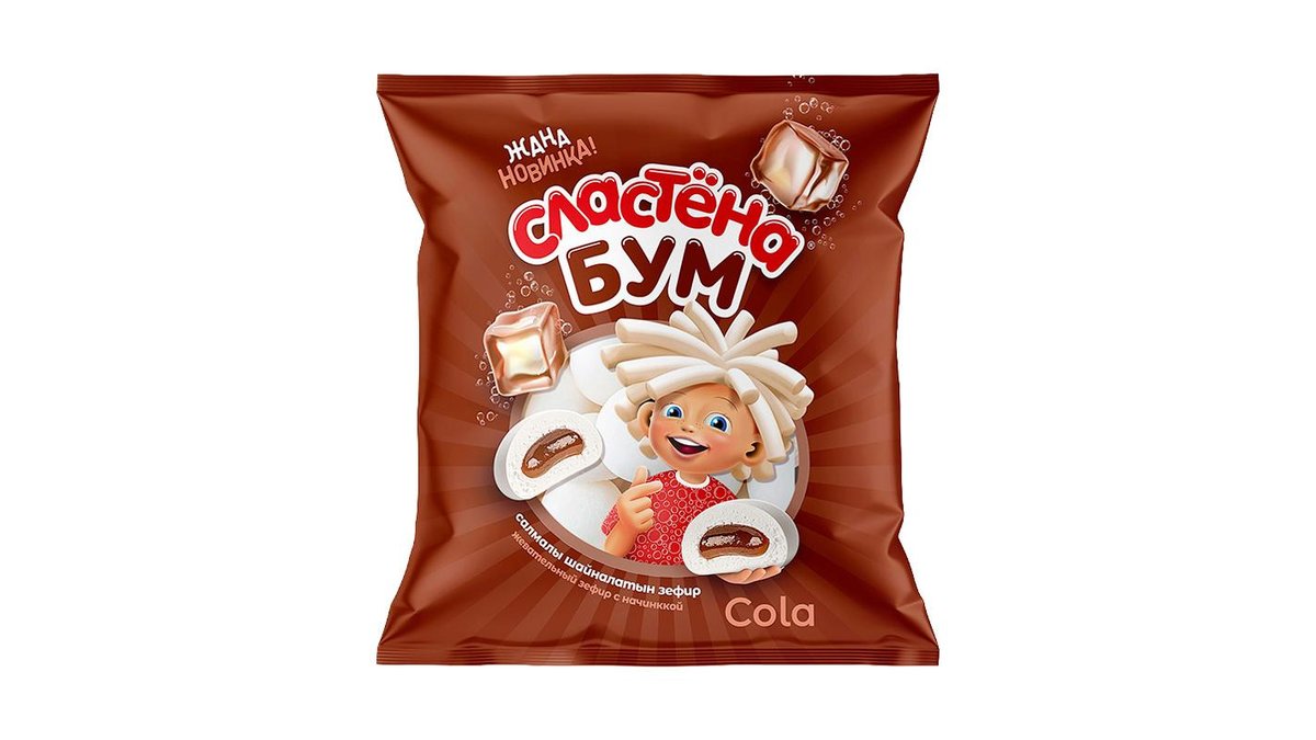 Зефир Сластёна со вкусом Cola 80 г